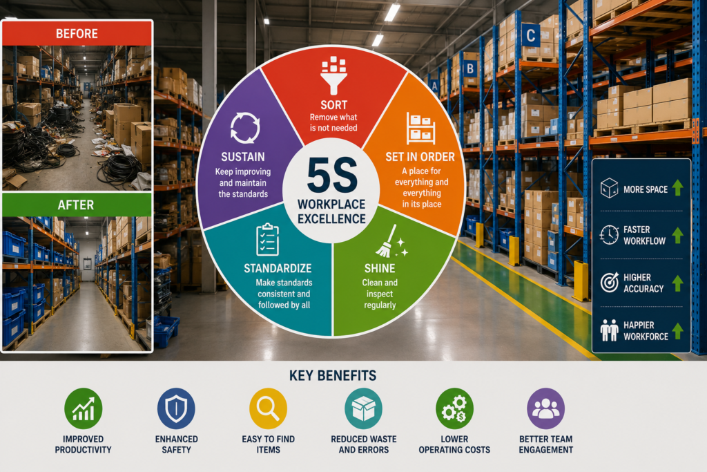 5S in Warehouse - Workplace Excellence